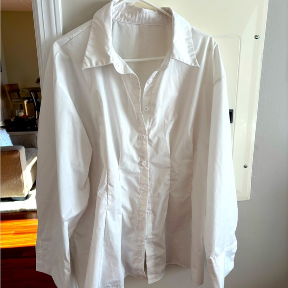 Shein white blouse - Picture 3 of 5